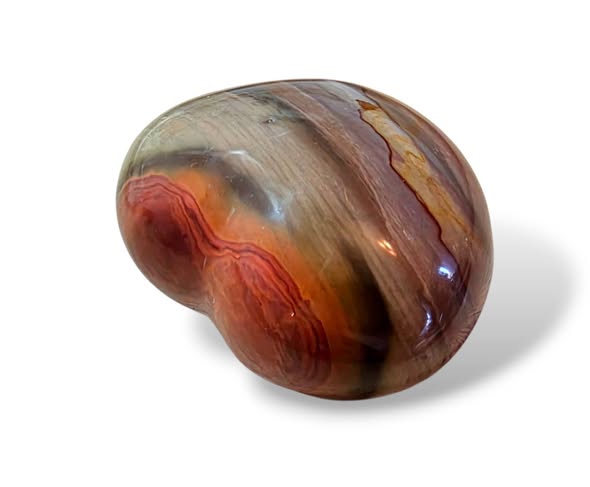 Jaspis polychrom srdce vel. 6,3 x 7,3 x 4,4 cm