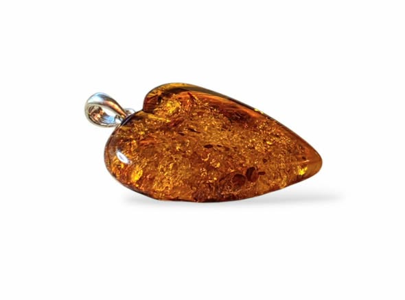 Jantar srdce velké  přívěsek , váha 2,96g