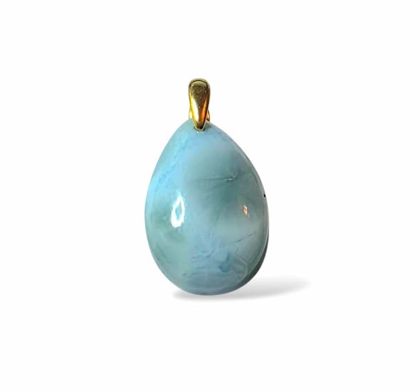 Larimar přívěsek kabašon 3,93g