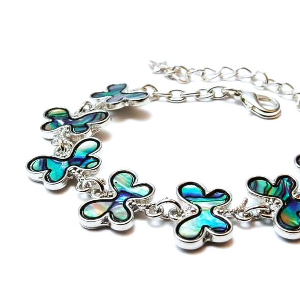 Náramek s perletí Paua motýl