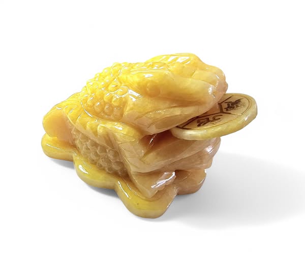 Peněžní žába kalcit malá