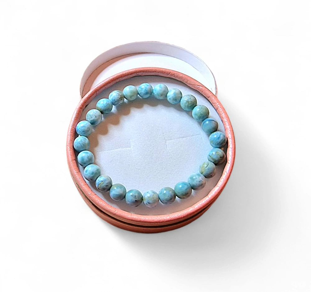 Krabička na náramky kulatá RŮŽOVÁ