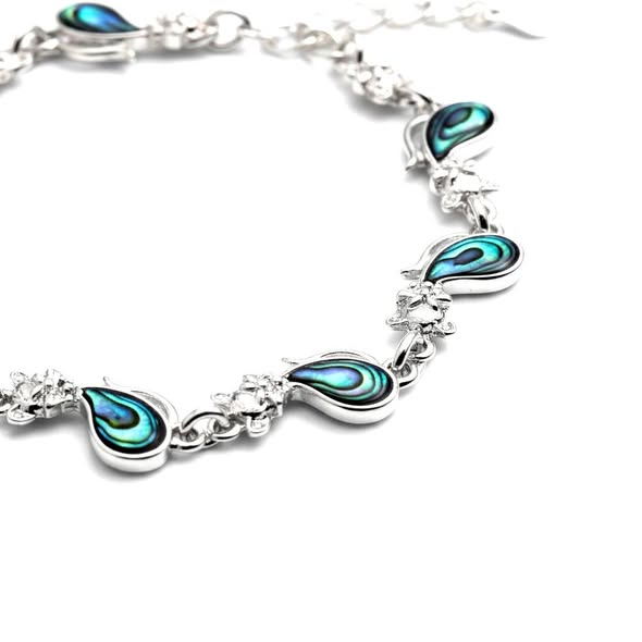 Náramek s perletí Paua  kočička