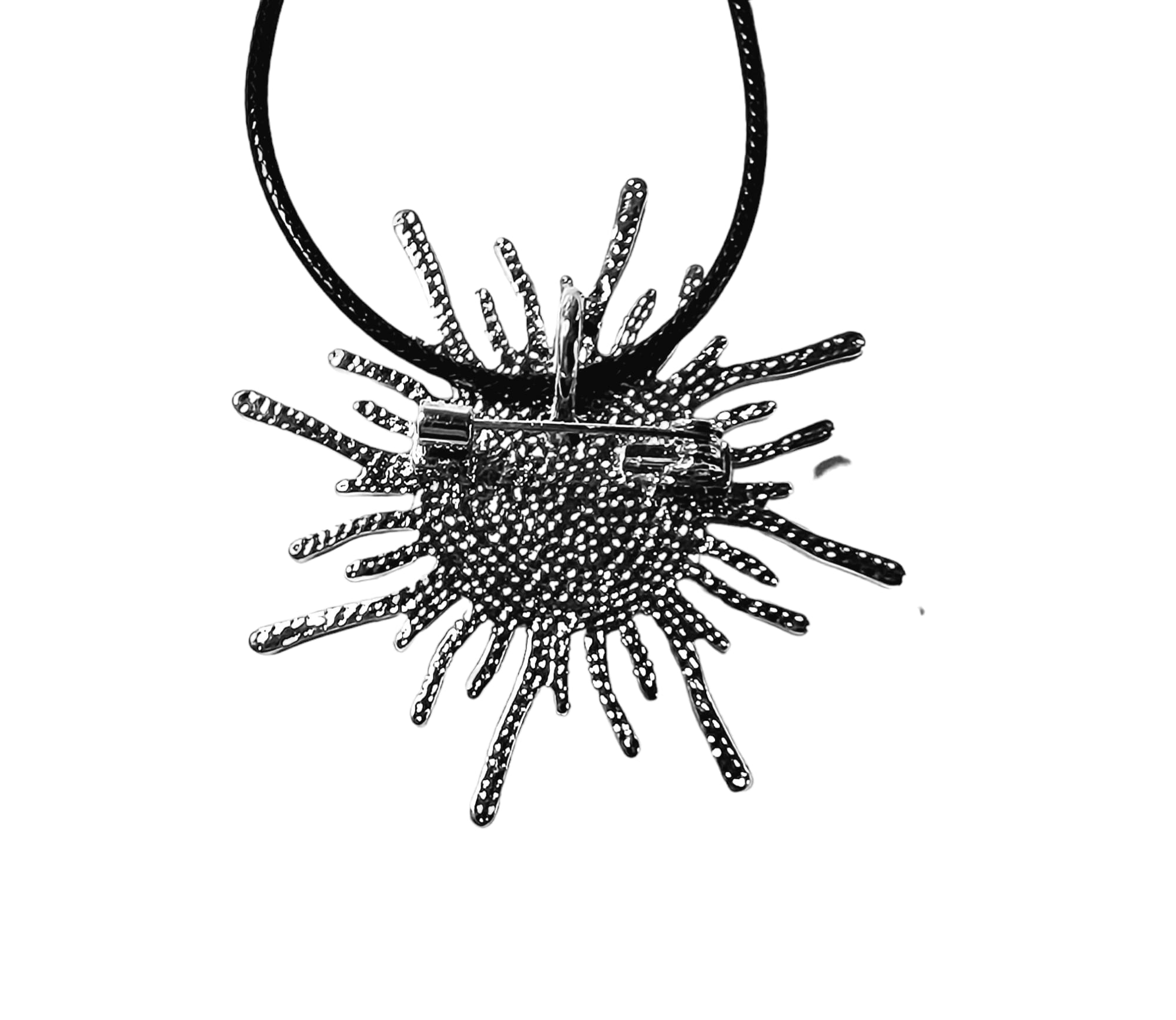 Slunce velké brož i přívěsek s perletí Paua