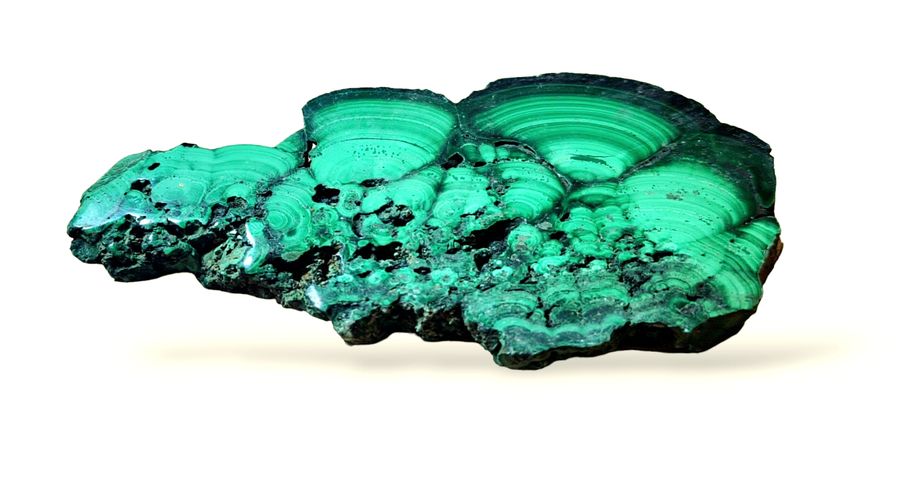 Malachit plátek leštěný 0,077kg