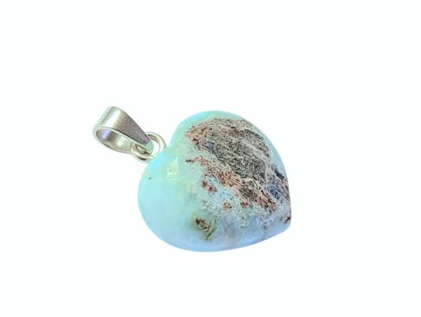 Larimar srdíčko přívěsek 4,36 g