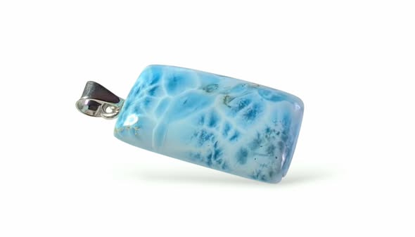 Larimar přívěsek obdelník 5,02 g