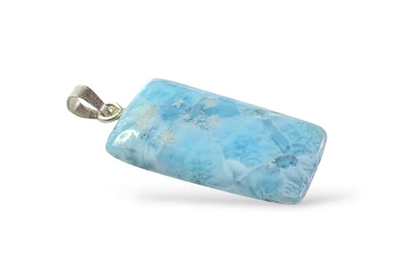 Larimar přívěsek obdelník velký 7,57 g