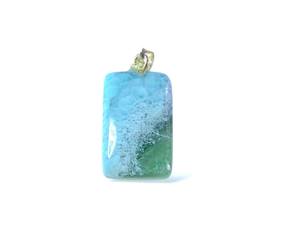 Larimar  přívěsek obdelník  7,57 g
