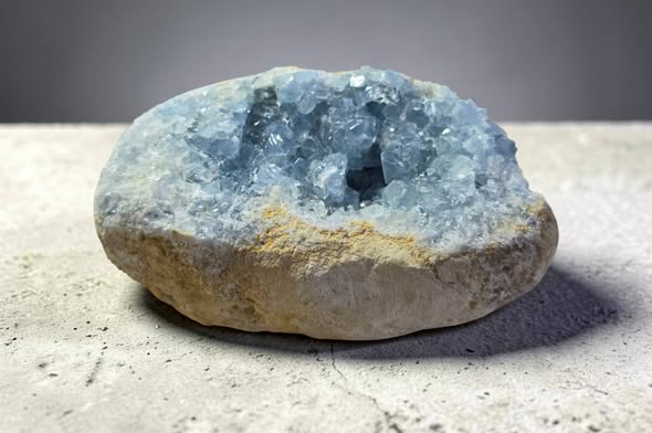 Celestin drúza velká , váha 1,625kg 