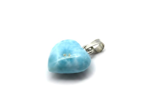 Larimar srdíčko přívěsek 3g