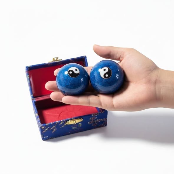 Meditační koule modré malé 4 cm