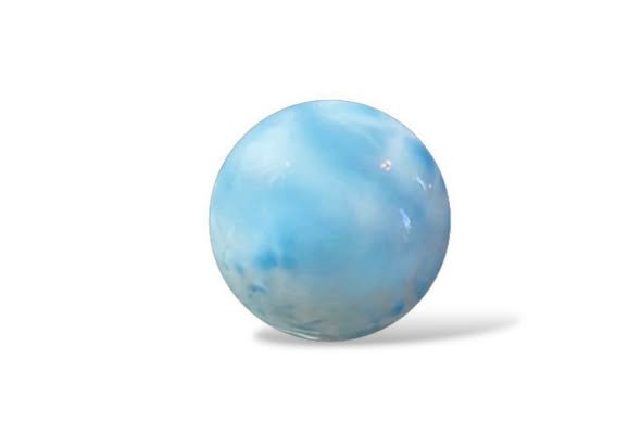 Larimar koule vel.2,6cm ,AAA jakost