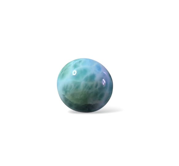 Larimar koule vel.2,2cm 