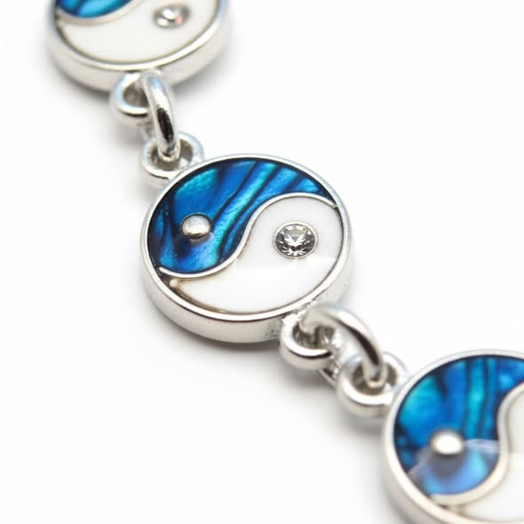 Náramek s perletí Paua Jin Jang