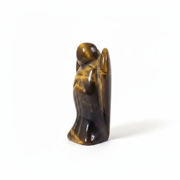 Tygří oko anděl vel. 4cm