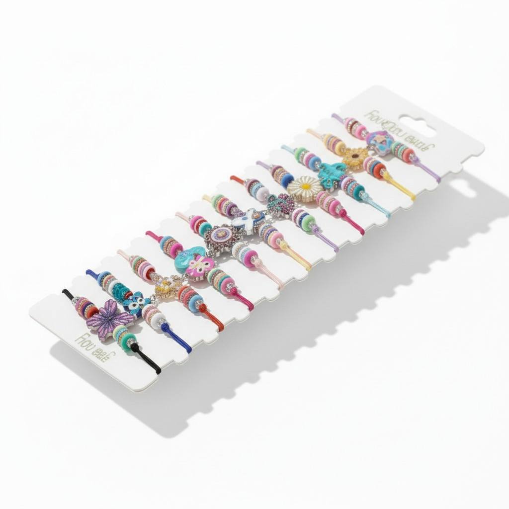 Náramky mix č.2 s korálky 12ks