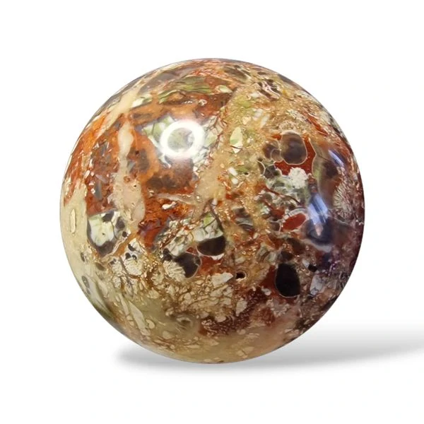 Jaspis brekcie koule  vel.6,6cm