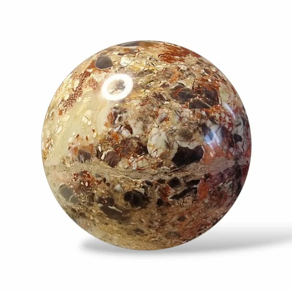 Jaspis brekcie koule  vel.6,6cm