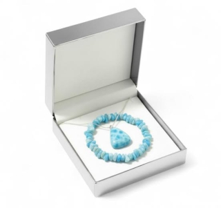 Larimar set s krabičkou