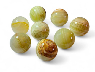 Onyx koule Pákistán, vel. cca 4-4,5cm 