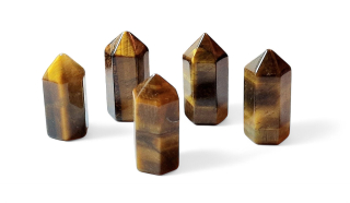 Tygří oko špice malé vel.3,5x1,5cm