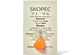 znamení zvěrokruhu SKOPEC - kamínek