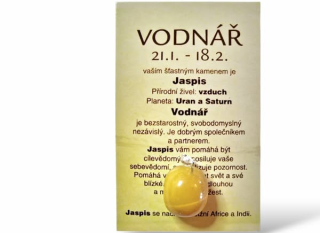 znamení zvěrokruhu VODNÁŘ - kamínek