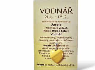 znamení zvěrokruhu VODNÁŘ - srdíčko