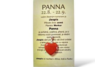 znamení zvěrokruhu PANNA - srdíčko