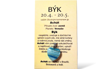 znamení zvěrokruhu BÝK - srdíčko modré