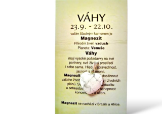 znamení zvěrokruhu VÁHY - srdíčko