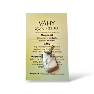 znamení zvěrokruhu VÁHY -kamínek