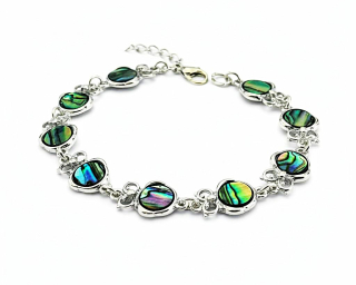 Náramek s perletí Paua sovička - NOVINKA 