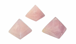 Růženín pyramida vel. cca 3,5x3,5cm