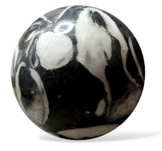 Mušlový kámen (jaspis) koule 7,8cm