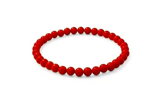 Korál náramek kuličky vel.0,5cm