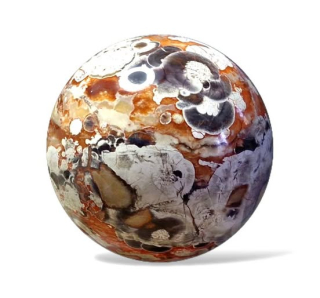 Jaspis brekcie koule, vel. 6,5cm