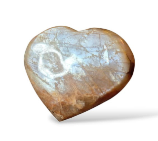 Měsíční kámen ( adulár) srdce , váha 0,206kg