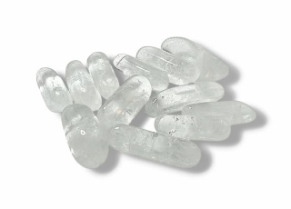 KŘIŠŤÁL tromlovaný dlouhý , vel. cca 6 -7cm