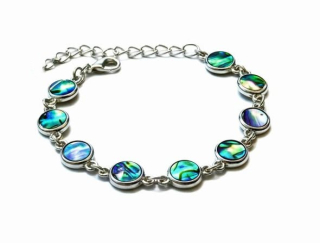 Náramek s perletí Paua kolečko