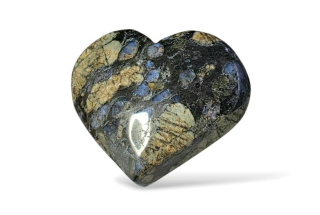 Liberit modrý srdce vel. 4,3 x 5,5 x 2cm