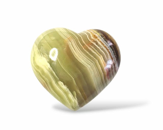 Onyx srdce Pakistán, vel. 5 x 5,7cm ,č.2