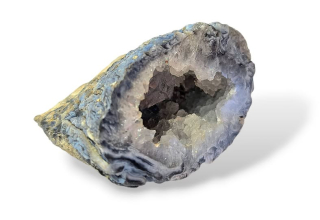 Achát peříčkový geodka vel. 7 x 4,5 x 5 cm, č.35