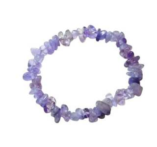 Ametyst lavender náramek sekaný slabý