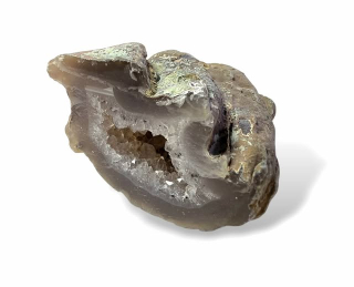 Achát peříčkový geodka vel. 6 x 3,2 x 5,5cm, č.32