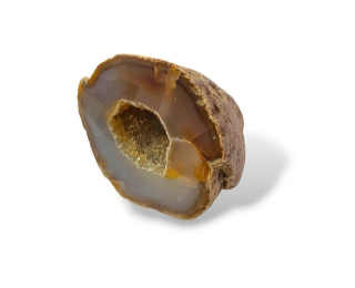 Achát peříčkový geodka vel. 5,4 x 4,2 x 3,7 cm, č.34