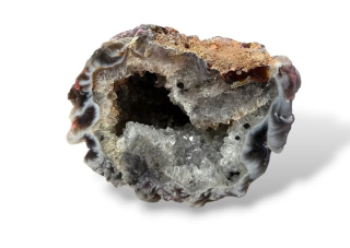 Achát peříčkový geodka vel. 5,6 x 4,2 x 3cm , č.48