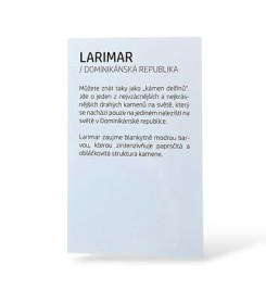 Kartička - LARIMAR