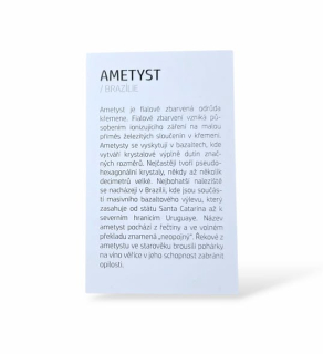 Kartička - AMETYST